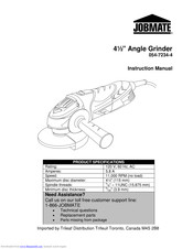 Jobmate 054-7234-4 Instruction Manual