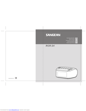 Sangean RCR-24 Operating	 Instruction