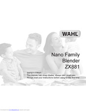 Wahl ZX881 Instructions Manual