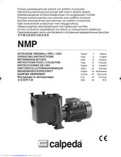 Calpeda NMP Operating Instructions Manual