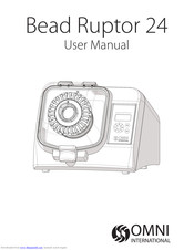 Omni Bead Ruptor 24 User Manual