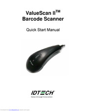 IDTECH ValueScan II Quick Start Manual