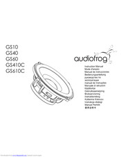 Audiofrog GS40 Instruction Manual