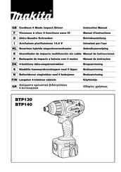 Makita BTP140 Instruction Manual