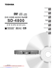 Toshiba SD-4800 Owner's Manual