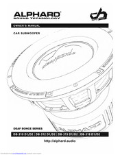 ALPHARD DB-310 D2 Owner's Manual