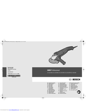 Bosch GWS Professional 15-125 CISTH Original Instructions Manual