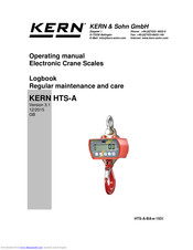 KERN HTS-A Operating Manual