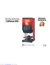 Douwe egberts Cafitesse 400 Manuals 