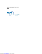 Nieaf Instruments NI349PR Manual