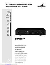 Monacor DQR-408A Instruction Manual