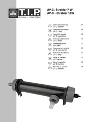 T.I.P. UV-C Strahler 7 W Operating Instructions Manual