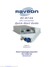 Raveon RV-M7-GX Quick Start Manual