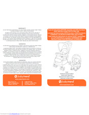 babytrend TS23 Instruction Manual