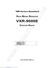 Verterx Standard VXR-9000E Operating Manual