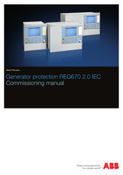 ABB REG670 2.0 IEC Commissioning Manual