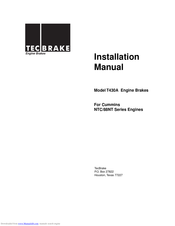TecBrake T430A Instruction Manual