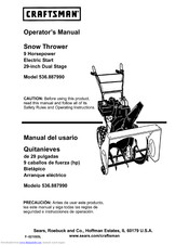 Craftsman 536.887990 Operator's Manual