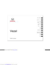 Honda Vezel Owner's Manual