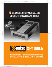 X-Pulse XP1000.5 Installation & Operating Manual