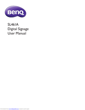 BenQ SL461A User Manual