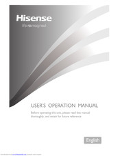 Hisense RS695N4IS2 Operation Manual