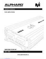 ALPHARD M54 Owner's Manual