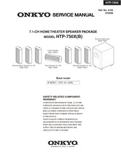 Onkyo HTP-750 Service Manual