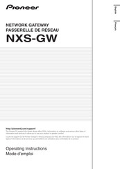 Pioneer NXS-GW Operating Instructions Manual