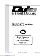 Duke 959R Operator's Manual