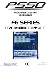 PSSO FG SERIES User Manual