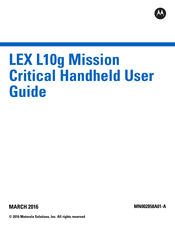 Motorola LEX L10g User Manual