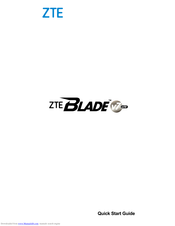 Zte BLADE V LITE Quick Start Manual
