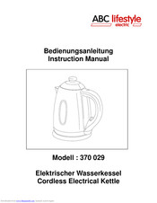 abc 370 029 Instruction Manual