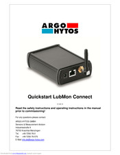 Argo-Hytos LubMon Connect Quick Start Manual