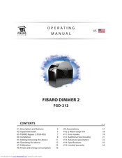 FIBARO FGD-212 Operating Manual