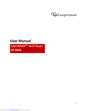 Loopcomm LP-2026 User Manual