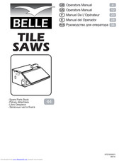 Belle Group Minitile 230 Operator's Manual