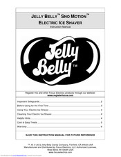 JELLY BELLY SNO MOTION Instruction Manual