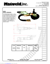 Matweld 05400 User Manual