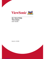 ViewSonic SC-T25 VTOS User Manual