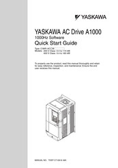 YASKAWA CIMR-AC2B0012 Quick Start Manual