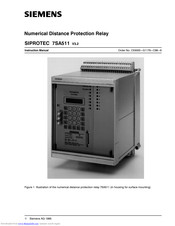 Siemens SIPROTEC 7SA511 Instruction Manual
