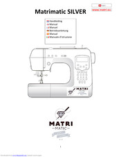 MATRI Matrimatic Silver Manual
