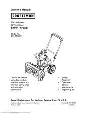 Craftsman 247.88700 Owner's Manual