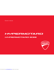 Ducati hipermotard 938 2016 Owner's Manual