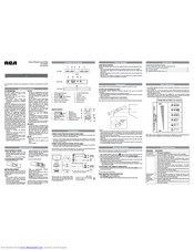RCA RTS739BWS User Manual