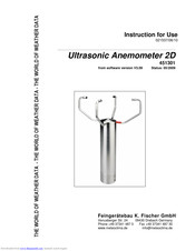 Meteoclima Ultrasonic Anemometer 2D Instructions For Use Manual