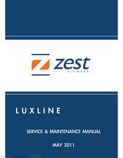 Zest luxline Service Maintenance Manual
