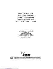 Bimar VC117 Instruction Booklet